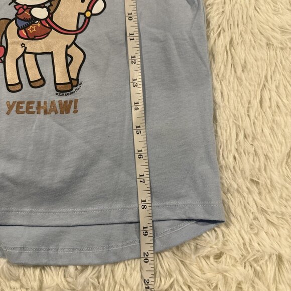 Old Navy girls Hello Kitty Tee NWT Yeehaw M 8 Rodeo 90s - Picture 5 of 7